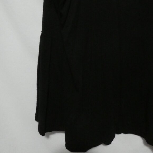 LOVE & LEGEND | 1X | Casual Black Hoodie | White Drawstrings | Bell Sleeves - Picture 15 of 16